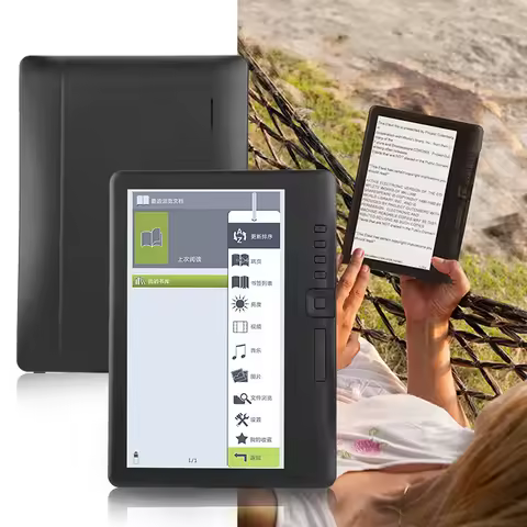 BK7019 Portable 7inch Ebook Reader Colorful Screen Supports Memory Card Digital Book Read E‑book Rea