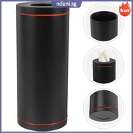 🎃 Black Aluminium Cylinder Tissue Box for Home Use Round Tissue Container