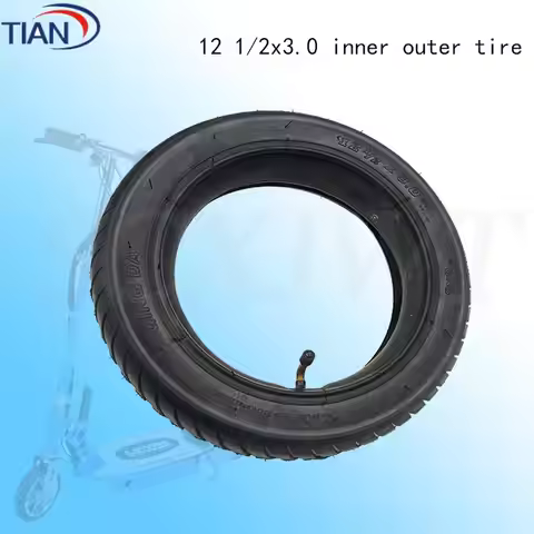 12x3.0 Inch Inner Tube Outer Tyre for Mini Motorcycle Electric Scooter Wheels Parts for Folding E-Bi