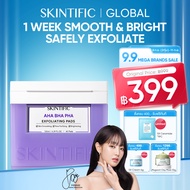 【NEW】SKINTIFIC AHA BHA PHA Exfoliating Pads 1 week smooth&bright 40 Pads