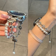 Suitable for Huawei gt5 Strap GT4 Beaded watch5 Love Pearl gt5pro Diamond Watch Ladies 43 Wristband 