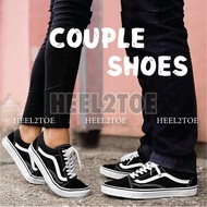 ✔☏✲HEEL2TOE VANS ORIGINAL Old Skool Women Men Shoes Canvas Black White Checkerboard Sneakers Kasut Perempuan Wanita