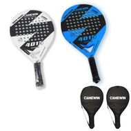 Padel Racket Beach เทนนิส Camewin คาร์บอนไฟเบอร์และ EVA Smooth Sur ทนทาน Power Lite Pop Paddleball P