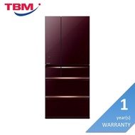 [Klang Valley Delivery Only] Mitsubishi MR-WX70C-BR 6 Doors Fridge Soft Freezing Supercool Freezing 