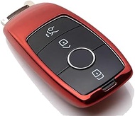 XQRYUB Car key cover,Fit For Mercedes Benz C Class W205 C200 C180 C260 C300 E Class W213 E200 E300 E320 Remote key Accessories