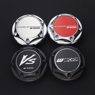 LAIFU 4pcs Work Wheel Caps for Rims 68mm OD & 61.5mm ID Work Racing Wheel Center Caps Work Vs Cover 