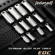 EDANAD Titanium Alloy Storage Box, Ultra-light Portable Sealed Capsule,  Mini Waterproof Pill Contai