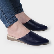 Cevany Sendal Wanita Bustong Kulit Asli Geovani S - GB01 Navy