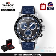 [Official Warranty] Tissot T125.617.17.051.03 Men's Super Chrono Blue Dial Blue Leather Strap Watch (watch for men / jam tangan lelaki / tissot watch for man / tissot watch / men watch)