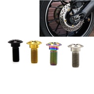 T Titanium Alloy Disc Brake Disc Screw M8X20mm for Yamaha Brake Motorcycle Disc Modified Bolt