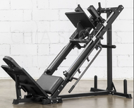 45° Leg Press Hack Squat Machine Plate Loaded Hamstrings Glutes Extension Hex Weight Plate Storage L