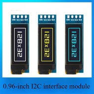 H 0.91" OLED Display Module 128*32 SSD1306 Vertical Screen - I2C 4-Pin Interface for Arduino/Embedde