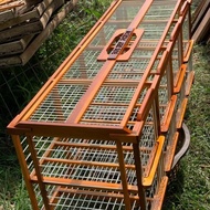 dongdang merpati 8 pintu full fiber bahan jati kampung