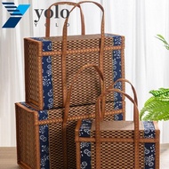 YOLO Storage Basket Creative Durable Moon Cake Hand-Woven Camping Folding Gift Box