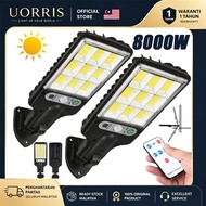 UORRIS 8000W Solar Light Lampu LED Solar Taman Street Solar Light Outdoor Lighting Motion Sensor Lig