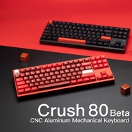 WOBKEY Crush80 Quick-Release Ball-Catch Structure Triple-Mode Mechanical Keyboard
