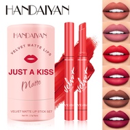 Handaiyan handaiyan Easy-Colored Velvet Matte Lipstick Holder Set Temperament Moisturizing Lipstick 