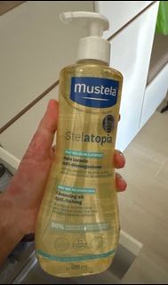 Mustela -  濕疹  孕婦 嬰兒 Stelatopia 特強止痕沖涼洗頭二合一沐浴油 