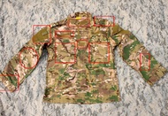 Xixi Hejia Army Fan Suit Suit British Multi-Terrain MTP Twill Fabric Suit Twill ACU-2 Generation