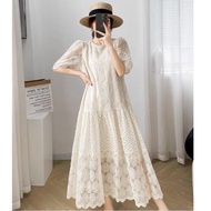 Ks14020 Tereska Embroidered Loose korean Fashion Dress 14020
