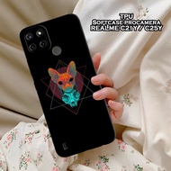 HP Latest Realme C21Y / C25Y Case - Leviora Case - Black Fashion Case - Realme C21Y / C25Y Softcase 