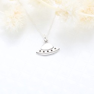 [Angel & Me] UFO ET Aircraft s925 Sterling Silver Necklace Jewelry Birthday Gift