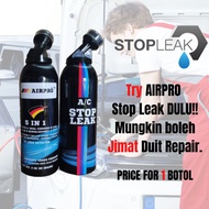 🚩GERMANY FORMULA🚩 5 IN 1 CAR R134 DIY AIR COND STOP LEAK TOP UP R134A COMPRESSOR OIL TREATMENT UV 85G TAMBAH GAS MYVI