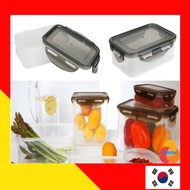 [Korea Daiso Food Storage Container] 400ml, 600ml, 1L Plastic Airtight  Kitchen Food Storage Box for