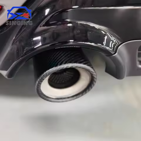 For GR Yaris GR Corolla Auto Parts Exhaust Pipe Tip Tail Throat Carbon Fiber Cover Muffler Protector