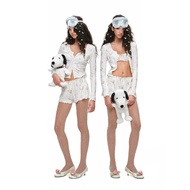 1JINN STUDIO x SNOOPY Collaboration Floral Print Pajama Set