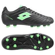 Lotto Stadio 705 FG Football Boot | Black/Spring Green | Kasut Bola Sepak Dewasa | Original