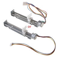 JN DC 4-9V Drive Stepper Motor Screw with Nut Slider 2 Phase 4 Wire For  E