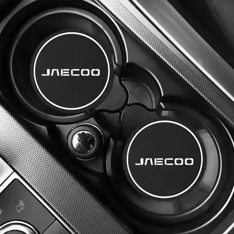 Anti-Scratch Car Cup Holder Coaster 2Pcs for Chery Jaecoo J7 J8 J6 J9 J10 7 Tiggo 8plus 8 5 Plus 7pr