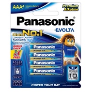 Panasonic Evolta Premium Alkaline Batteries LR03EG/4B1F 4pcs (AAA size) 1.5V ready stock