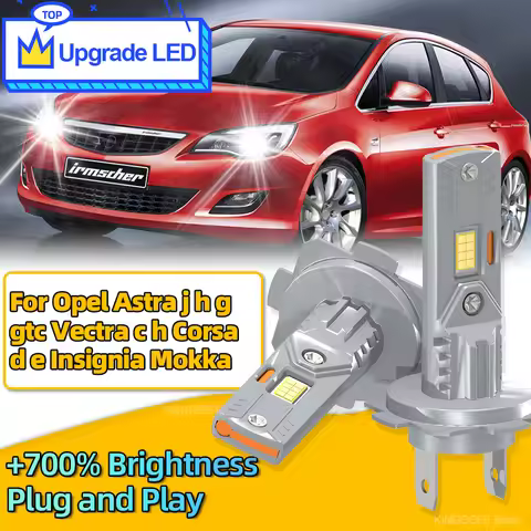 2x H7 LED Headlight Bulb 30000LM LED Car Light CSP High Brgiht For Opel Astra j h g gtc Vectra c h C
