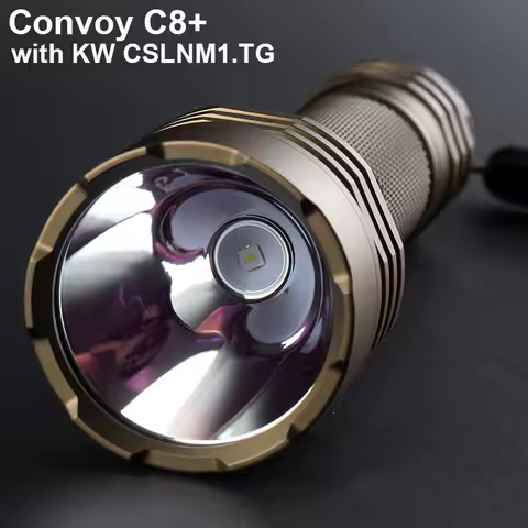 Convoy C8 Plus with KW CSLNM1.TG Led Portable Flashlight Torch 6500K Flash Light High Power 18650 Ta