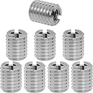 Thread Reducing Nut LUORNG 8PCS Female M5 to Male M8 12mm / 0.47inch Length Stainless Steel Pipe Fit