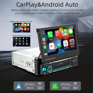 Head Unit Mobil Single DIN Touch Screen HD Bluetooth ISO 7 Inch