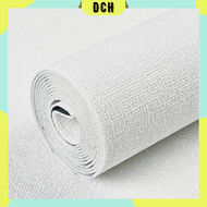 DCH - Wallpaper Linen Roll | Wallpaper Dinding Peredam Suara | Dekorasi Kamar | Sticker dinding
