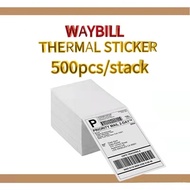 Thermal Paper Waybill Sticker A6 100*150 Fold 500pcs Paper Sticker Barcode Thermal Sticker