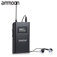 [ammoon]TAKSTAR ตัวรับระบบเสียงไร้สาย WPM-200R UHFจอ LCD สามารถเลือกได้6ช่องระยะการส่งข้อมูล50เมตรพร้อมหูฟังอินเอียร์