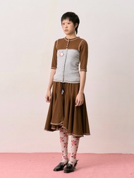 LIMSTUDIOS | Sean stitch buttoned cardigan เสื้อคาดิแกนแขนสามส่วน แต่งกระดุม (pre 20 days)