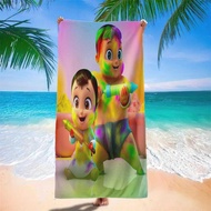 Mighty Little Bheem Kids Bath Towel Lightweight Quick Dry Microfiber Material Soft And Absorbent For