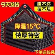 Shade Net Sun [Black Net Planting Shade Net DL2559] Super Thick Summer People Heat Insulation Praise