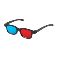 3D Cinema Movie Plastic Frame Glasses - H3