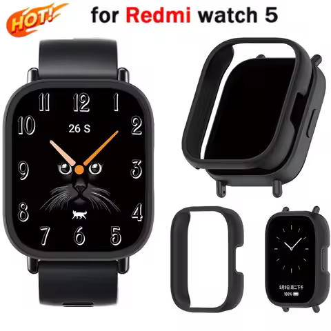 NEW PC Case for Xiaomi Redmi Watch 5 Lite Active Smart Watch Hollow Protective Case No Glass for red