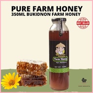 ◪ ❖ 350ml Pure Honey/Farm Honey/Honey Bee/100% Pure Honey/Premium Honey/COD/Bukidnon