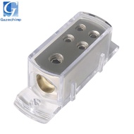 [Gazechimp] 4-Way 1X 4AWG In 4X 8AWG Power / Earth Cable Splitter Distribution Block