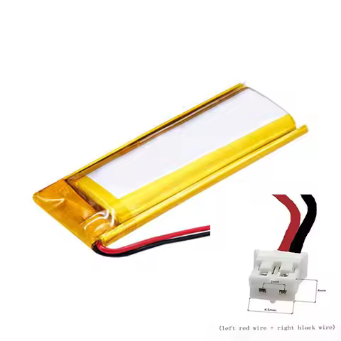 3.7V 1200Mah 102055 Li-Ion Li-Polymer Li Battery 2.0 JST 2Pin For POWER BANK TABLET GPS SMART WATCH 