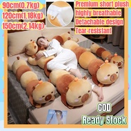(COD)90cm Premium short plush Capybara plushie pillow capybara plus  long pillow for girls 150cm  bi